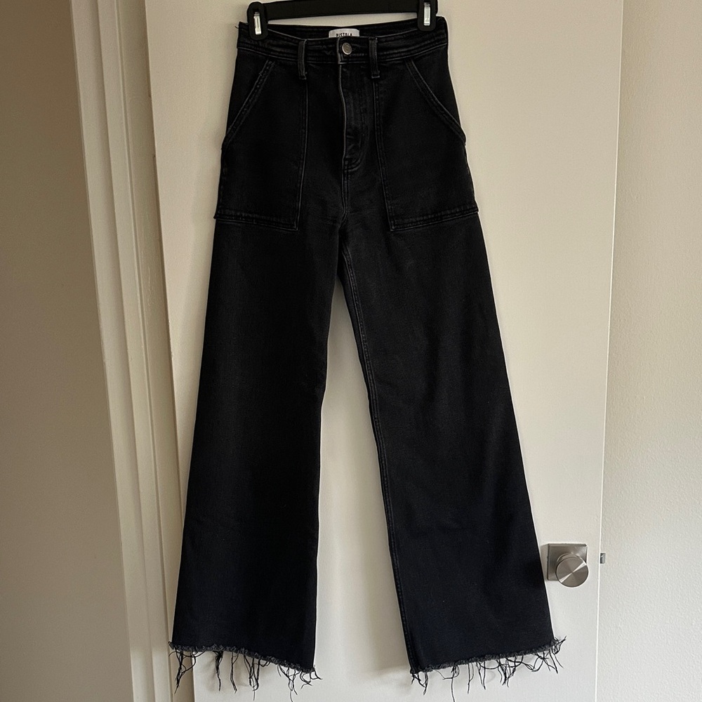 Pistola Penny Utility High-Rise Wide-Leg Jeans
